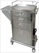 CARRO DE PARO EN ACERO INOXIDABLE - Imagen 3