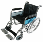 SILLA DE RUEDAS BRAZOS Y PIECEROS REMOVIBLES